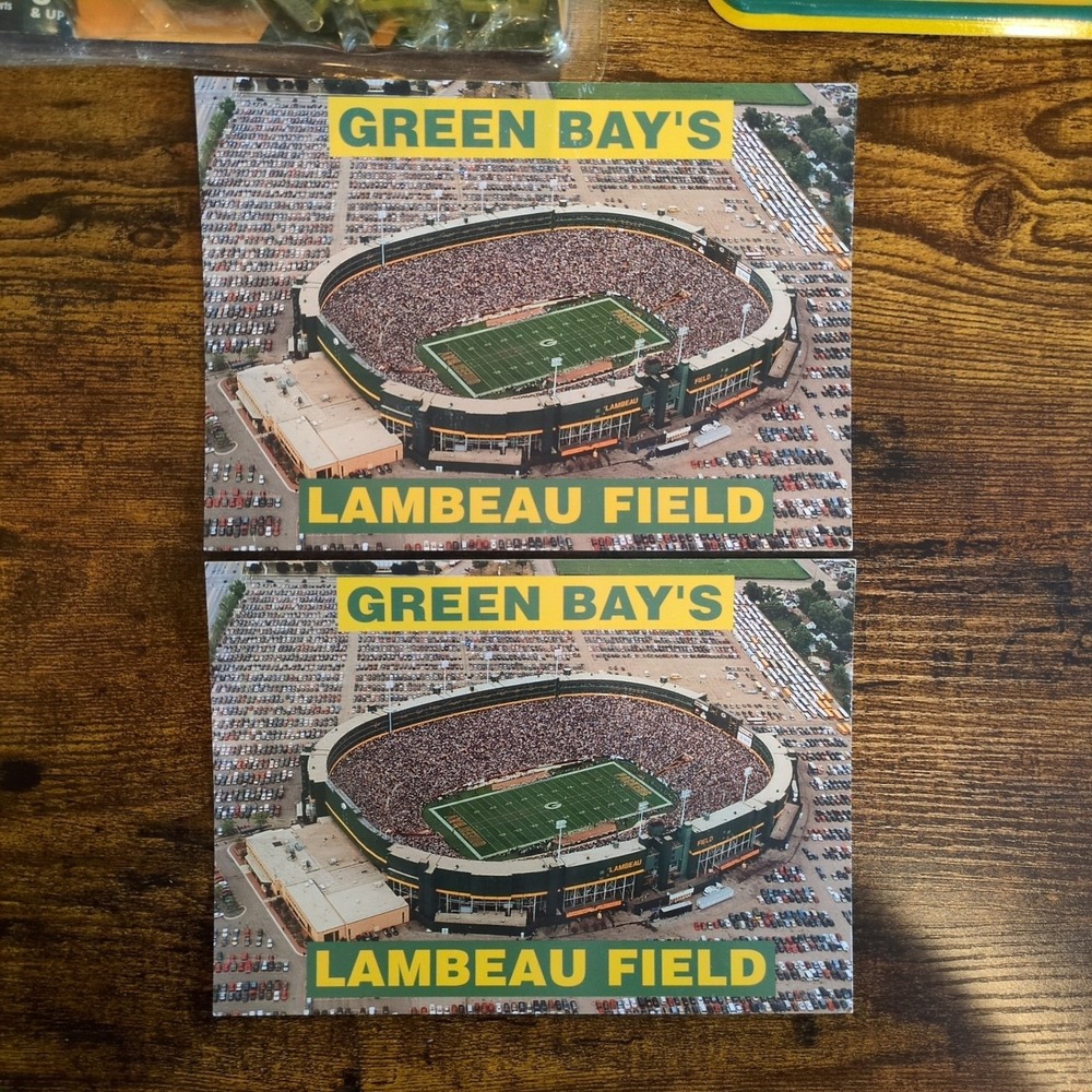 Green Bay Packers Bundle Brett Favre McFarlane Figure License Plates Postcards - Picture 5 of 6
